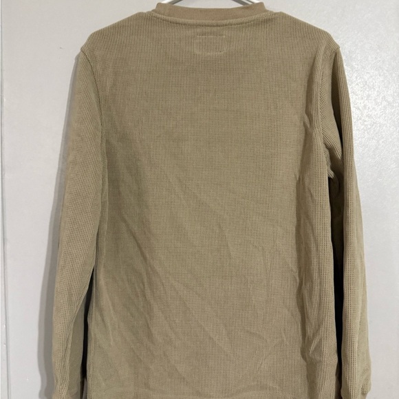 Good fellow Men's Beige Long Sleeve Shirt size small - Picture 2 of 6